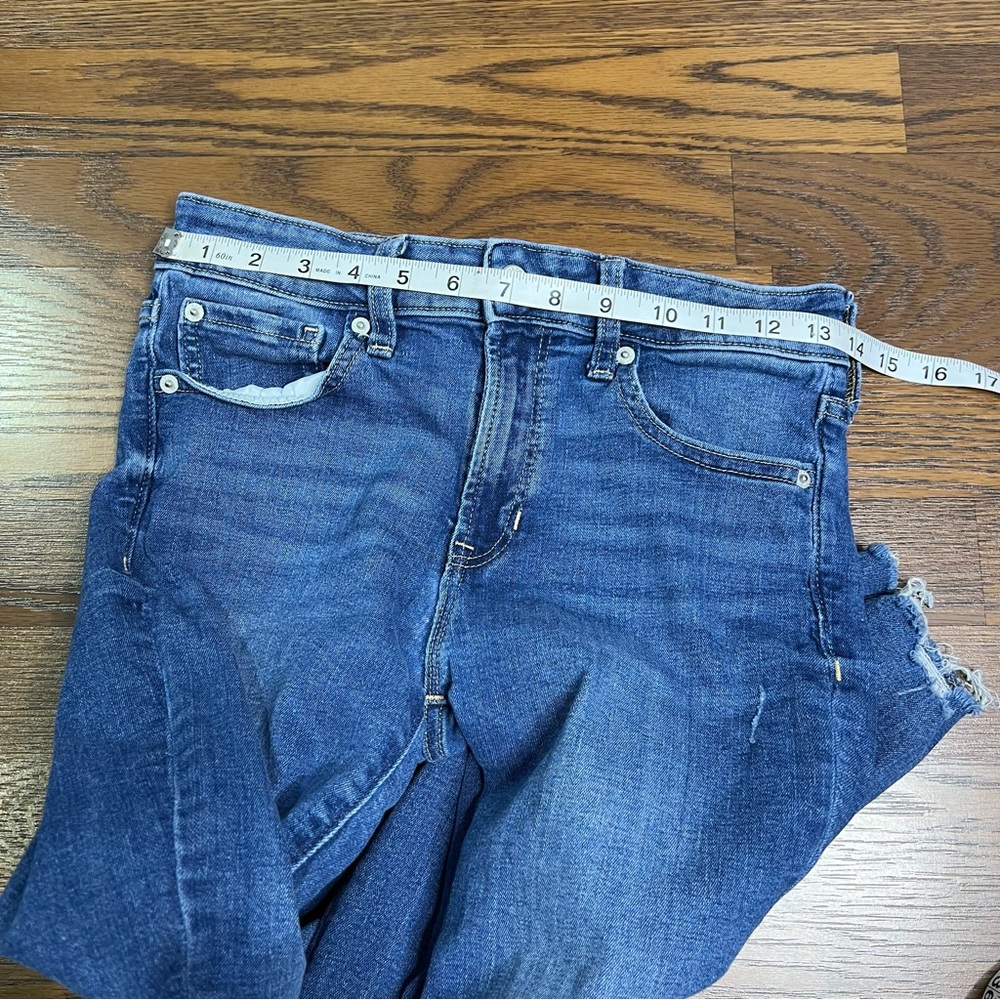 GAP Distressed Universal Legging/Jegging size 8/29 LONG - Picture 4 of 12